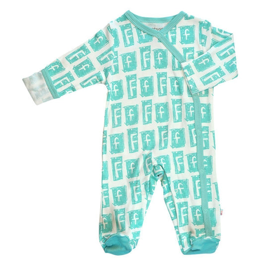 Baby Organic Footies 嬰兒有機棉包腳睡袍 (12-18)