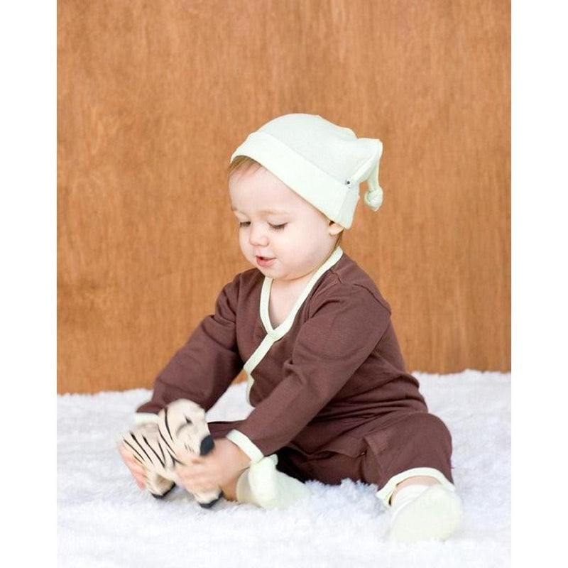 Baby Organic Kimono Onepiece Solid Color 嬰兒有機棉連身衣(淨色)-Babysoy-shopababy
