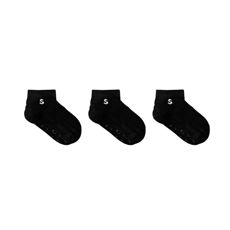 Stuckies 防滑短襪 (3件裝) - Black