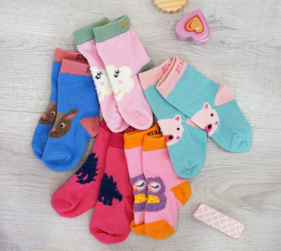 Blade and Rose 5pcs Gift Pack Socks (A) 全棉嬰兒襪禮盒裝 (A)