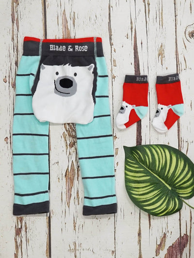 Blade and Rose Organic Polar Bear Cotton Socks 北極熊有機全棉嬰兒襪