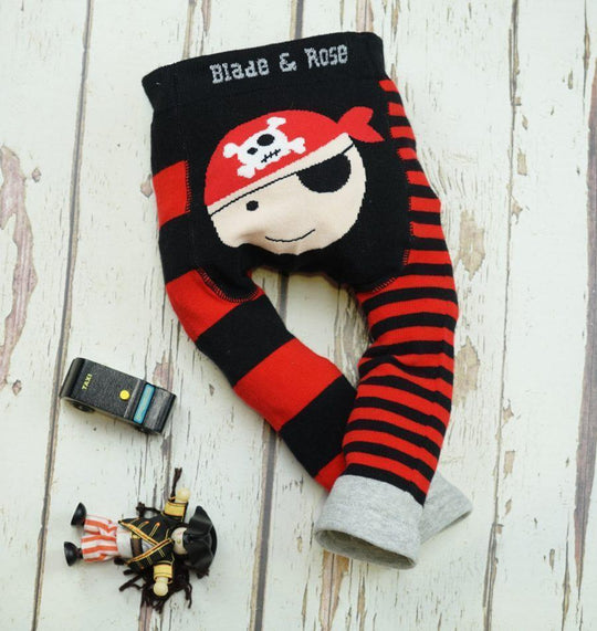 Blade and Rose Pirate Leggings 小海盜彈力嬰兒屁屁短褲(0-6m)