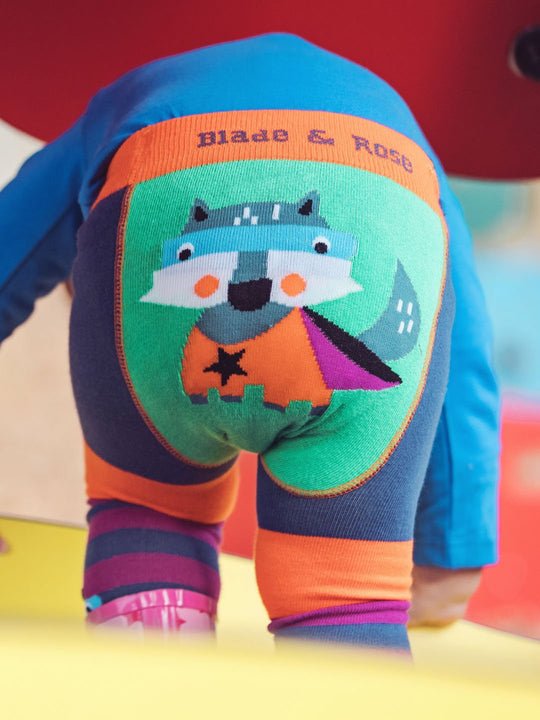 Blade and Rose Super Raccoon Leggings 超人浣熊彈力嬰兒屁屁褲 (6-12m)