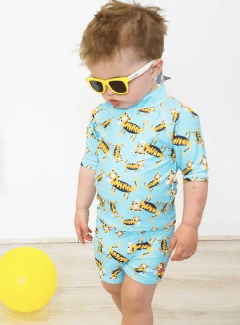 Blade and Rose TIGER SWIM TOP 小老虎上身中袖泳衣