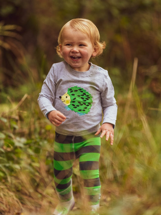 Blade and Rose Hedgehog Cotton/Spandex Tee 刺蝟全棉彈力嬰兒長袖衫