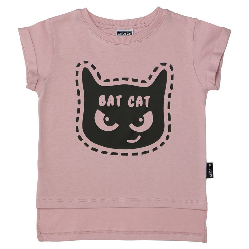 Cribstar Bat Cat Baby T-Shirt 蜘蛛貓短袖嬰兒衫-Cribstar-shopababy