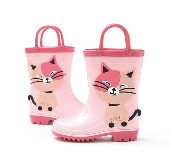 Cute Little Cats Rainboots (140-180) oz106p-Ozkiz-shopababy