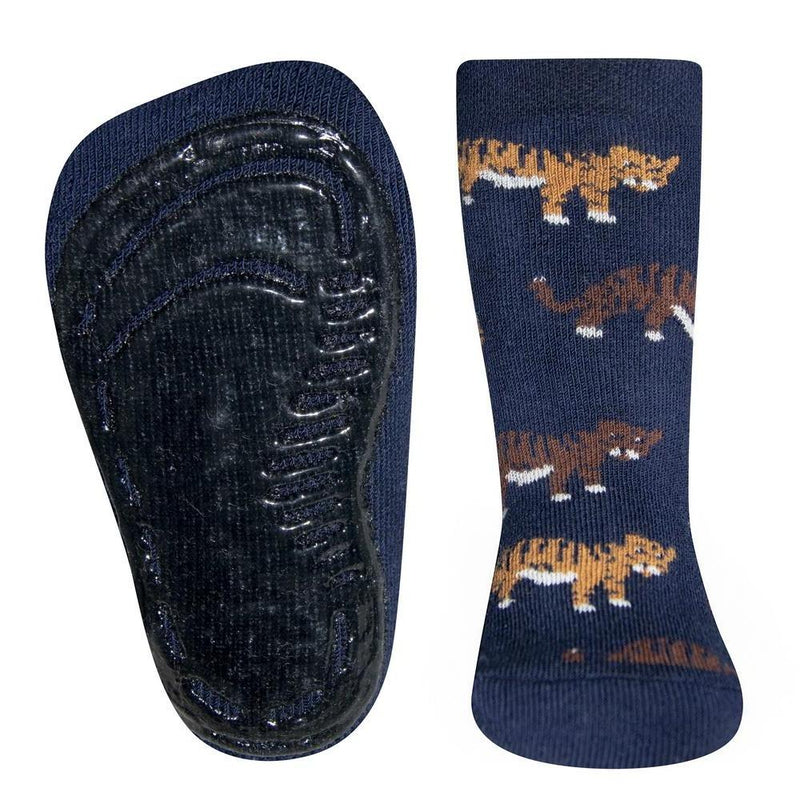 Ewers Tiger Navy Anti Slip Socks 德國藍色小老虎嬰兒防滑襪 (12-18m)