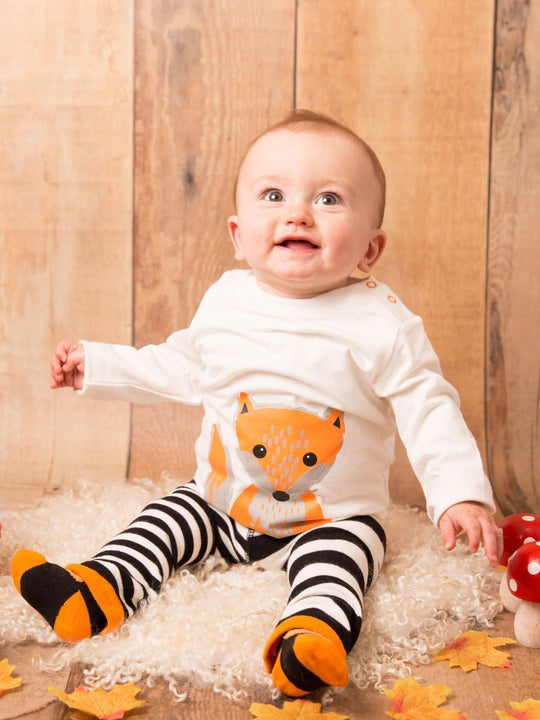 Blade and Rose Fox Top 小狐狸全棉彈力嬰兒長袖衫