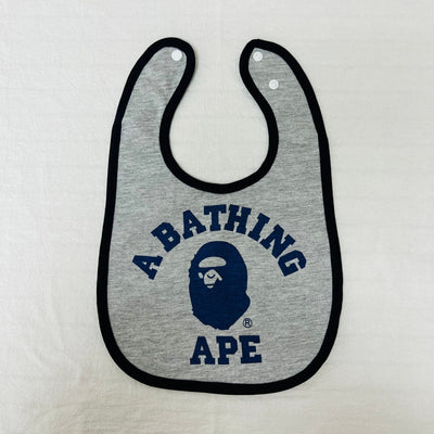 BATHING APE Baby Bib - Grey