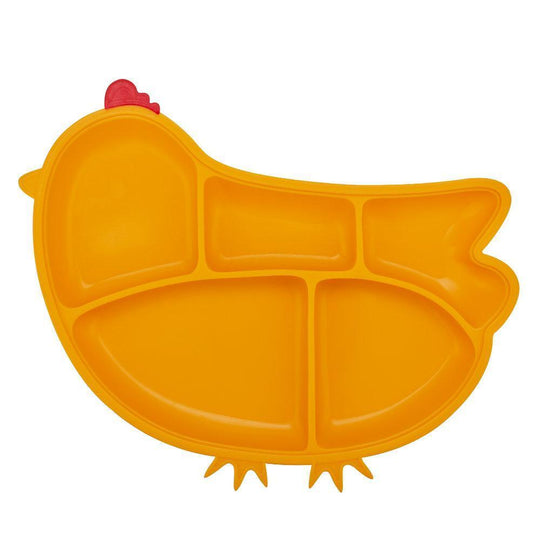 Innobaby Silicone Chicken Plate with Suction 嬰兒叮叮雞雞吸盤 (3個顏色)