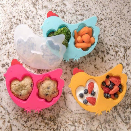 Innobaby Silicone Chicken Steamer with Lid  叮叮雞雞蒸籠連蓋 (3個顏色)