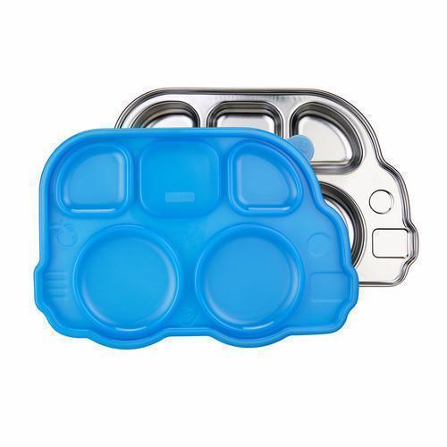 Innobaby Stainless Steel Bus Platter Blue 不銹鋼巴士盤連蓋 (4色選擇)