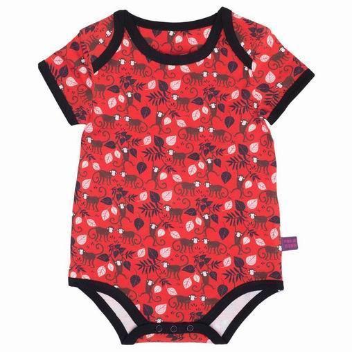 Poco Nido Monkey Bodysuit 全棉馬騮仔夾衣