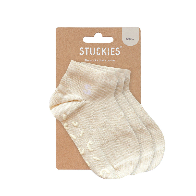 Stuckies 防滑短襪 (3件裝) - Shell