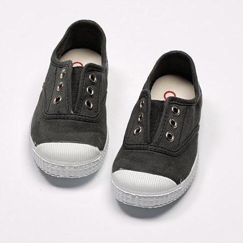 Cienta Toecap Charcoal 灰黑色Toecap帆布鞋(EU27/28/36/38)
