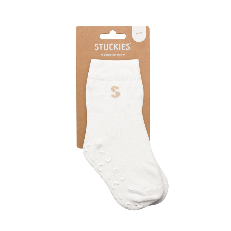 Stuckies 防滑襪 - White